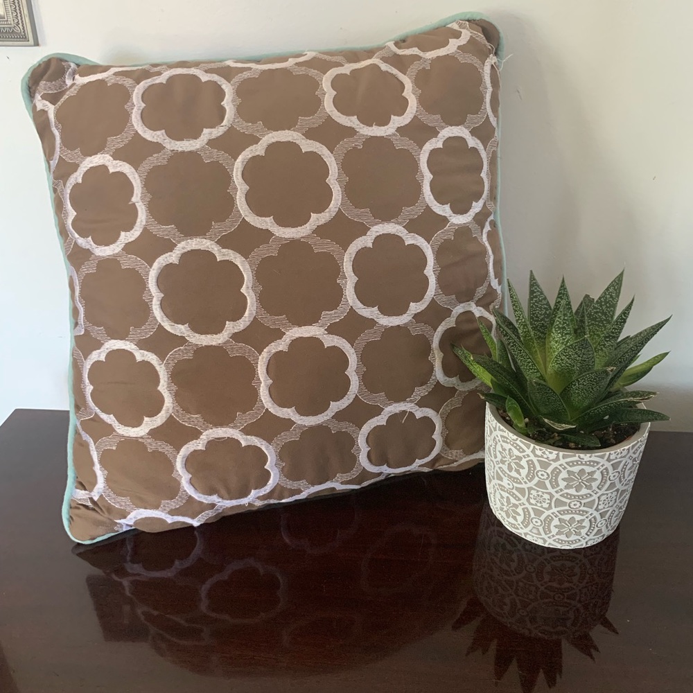 Brown decorative Accent pillow